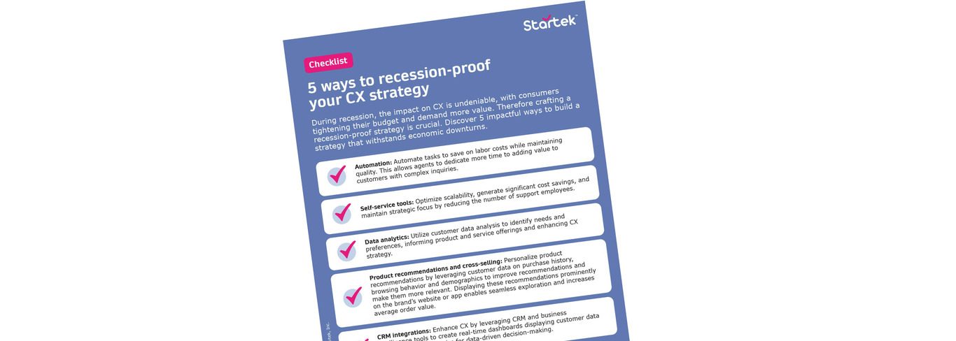 Five ways to recession-proof your CX strategy