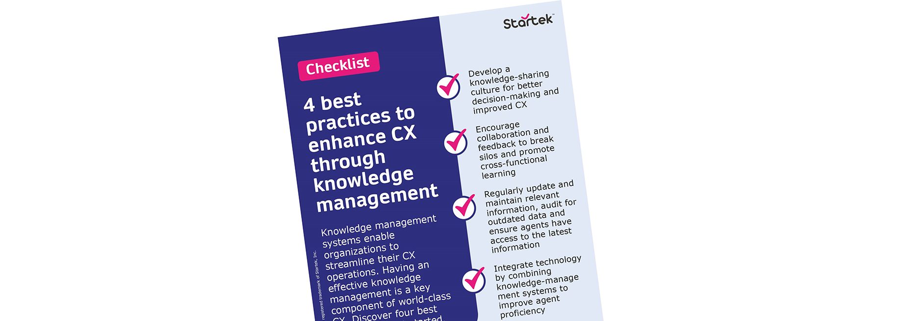 Four best practices to enhance CX through knowledge management